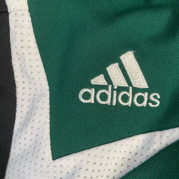 Adidas Vintage Y2K 2000s Green Soccer Volleyball Light Designer Track Jacket XL - Picture 8 of 16
